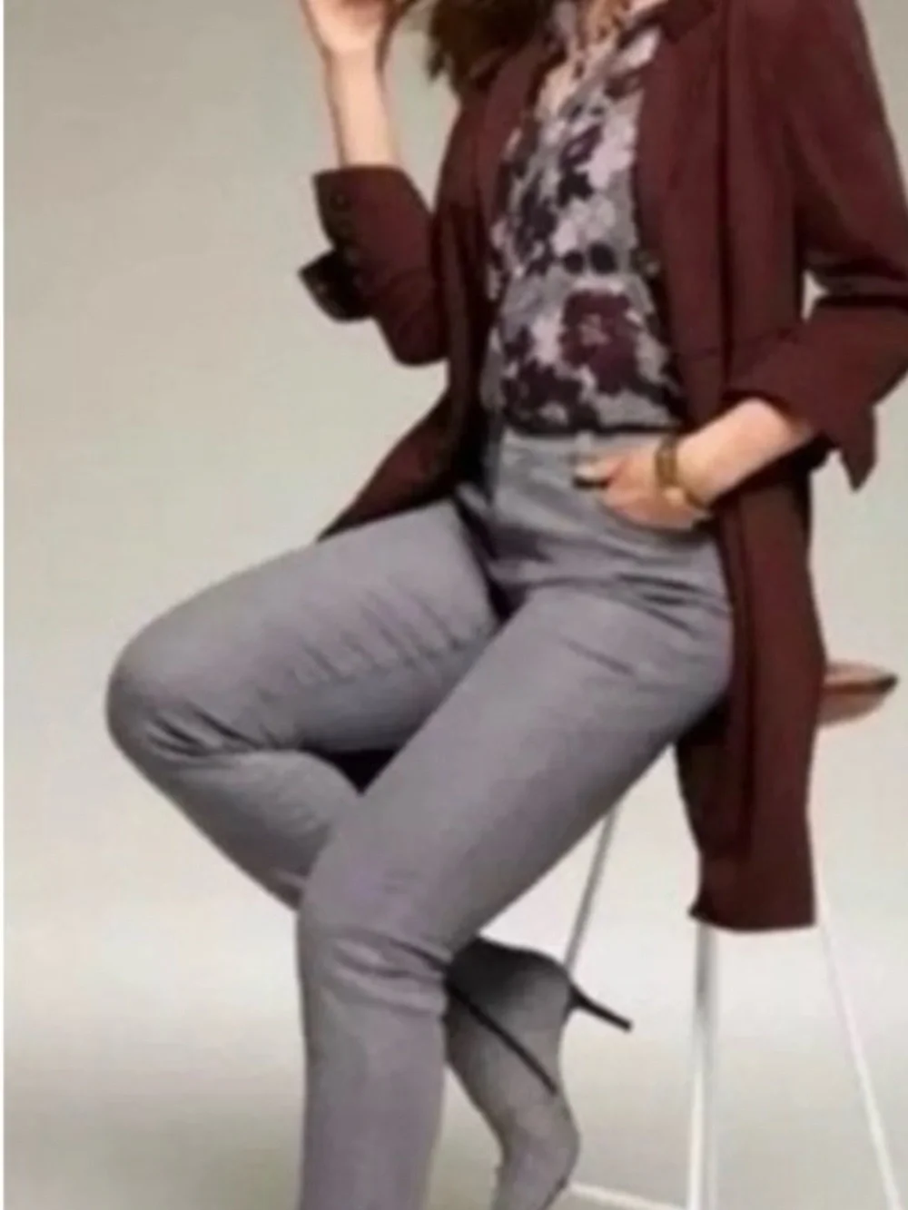 Cabi Smoked Pearl High-Rise Skinny Jeans